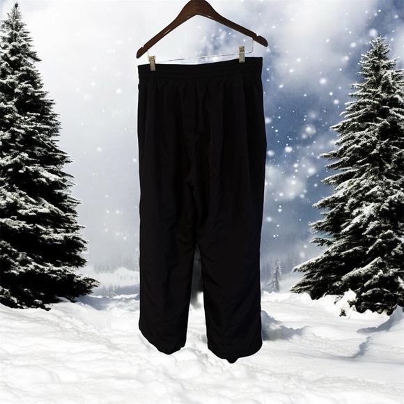 Blackbear Pants - Blackbear style number 3089 Black Lined Nylon Snowboard Ski Pants Size 14